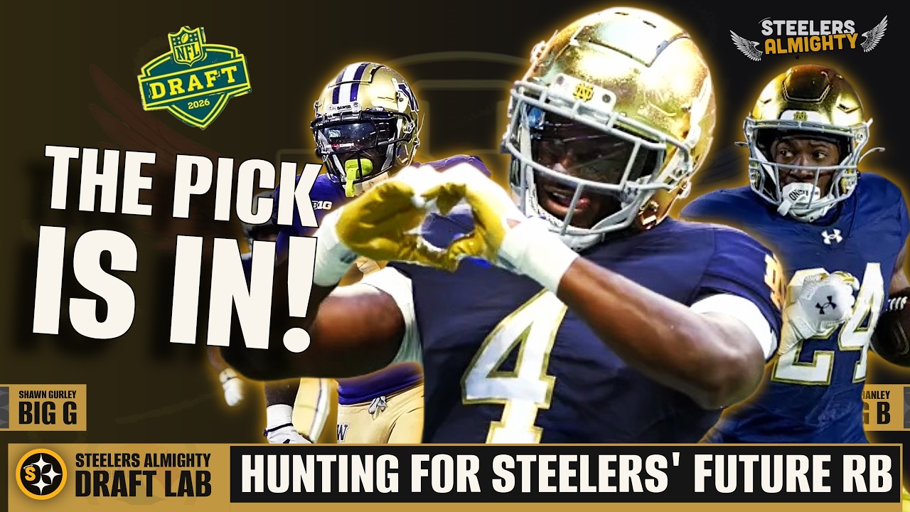 The Steelers' Best RB Options In The 2026 NFL Draft! | The Draft Lab