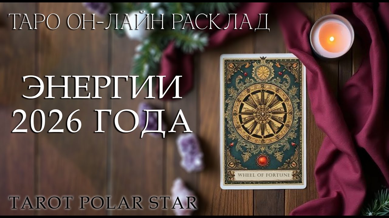Таро расклад Энергии 2026 года. Что будет в 2026 году. На что обратить внимание.