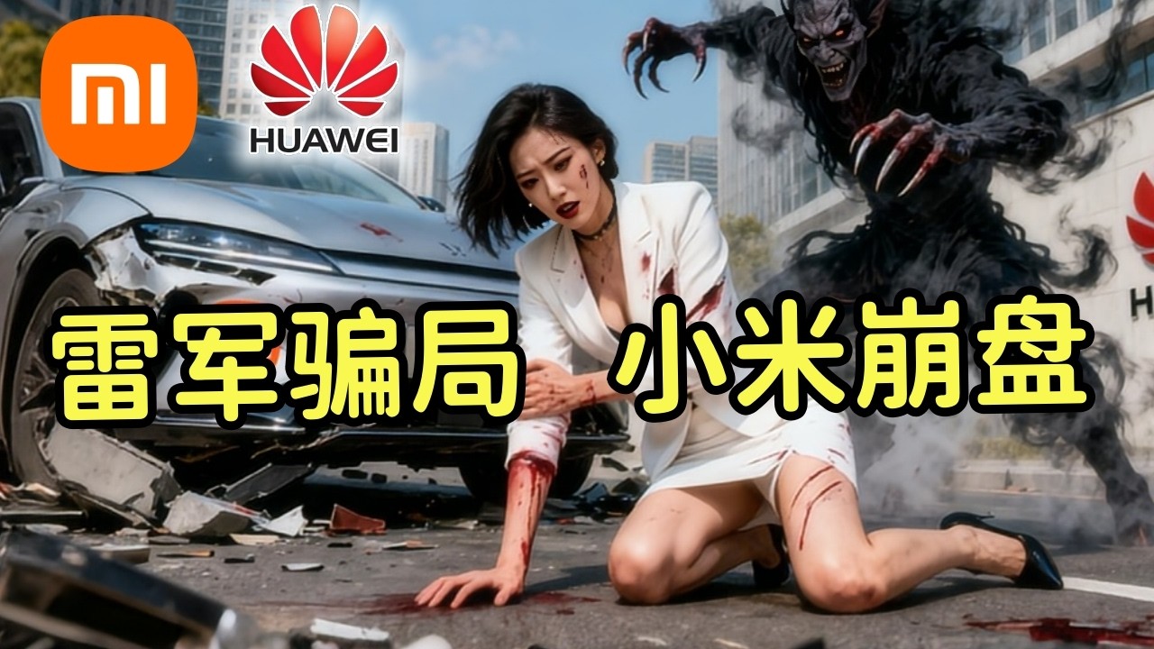 雷军危机！掉粉400万的背后，是信任彻底崩塌！小米汽车彻底凉了？从加价到白送，只用了60天！#小米汽车#苹果手机#雷军#华为