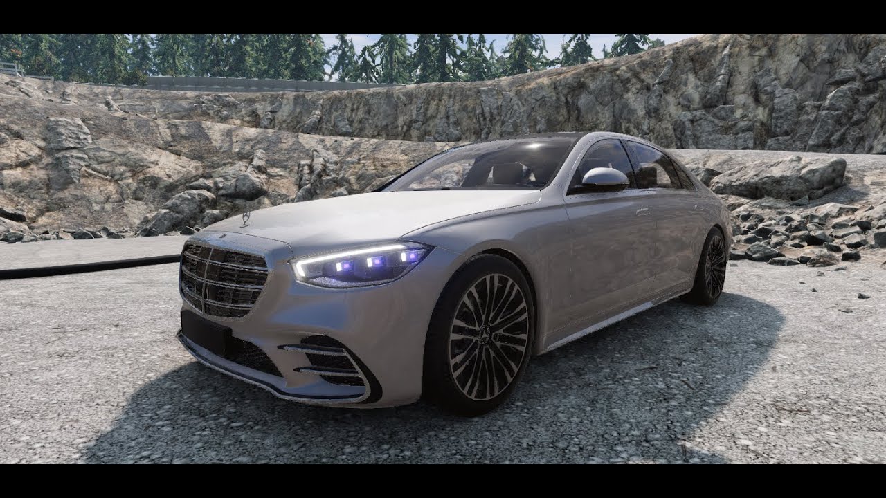 Beamng Drive Mercedes-Benz S-Class W223 Crash Testing HD