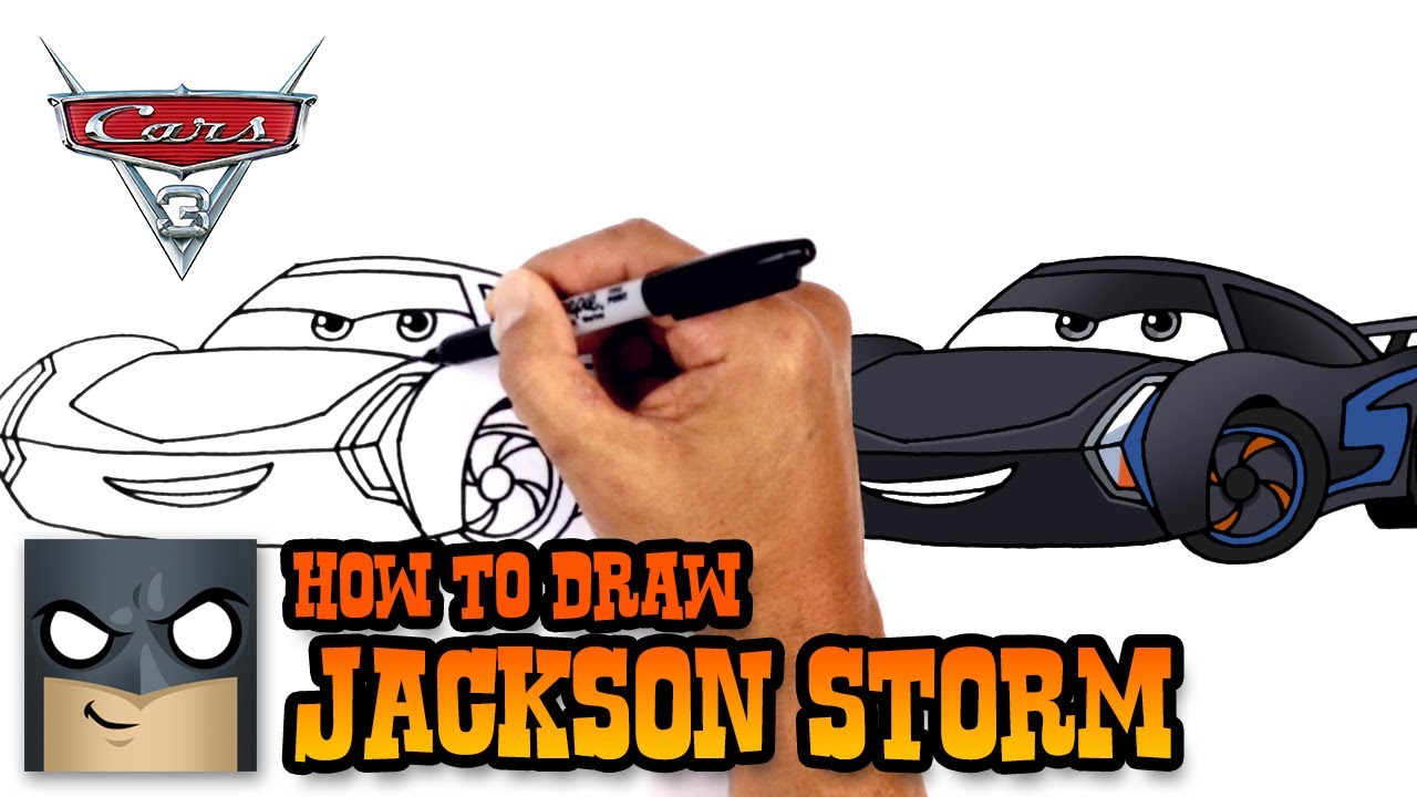 How to Draw Jackson Storm | Cars 3