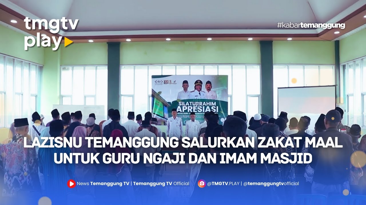 LAZISNU TEMANGGUNG SALURKAN ZAKAT MAAL UNTUK GURU NGAJI DAN IMAM MASJID