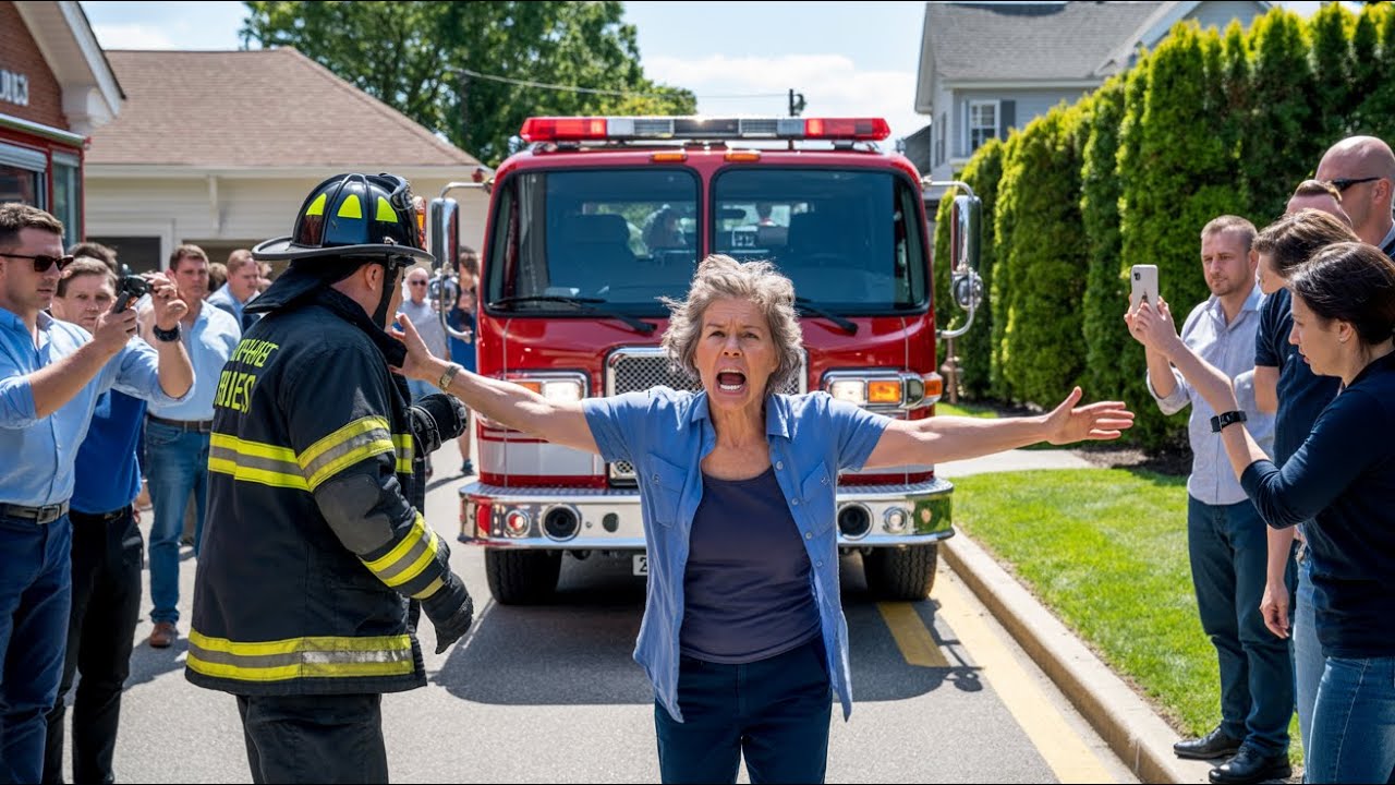 HOA Karen Parked Across the Firehouse Apron, 90 Seconds Later We Rolled Right Over Her Cone Line