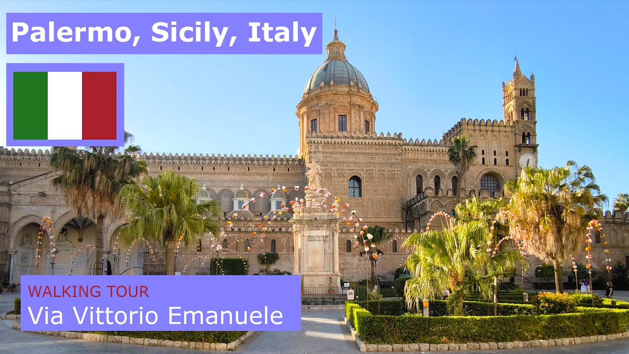 Palermo - Via Vittorio Emanuele - Katedra, Fontanna Wstydu