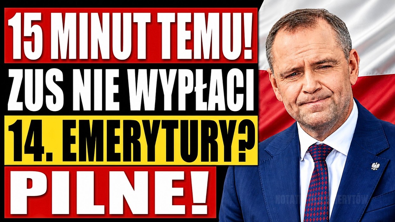 ZUS ZSZOKOWAŁ SENIOR&Oacute;W! 14. emerytura NIE DLA WSZYSTKICH w 2026 roku! Nowe Zasady Wypłat