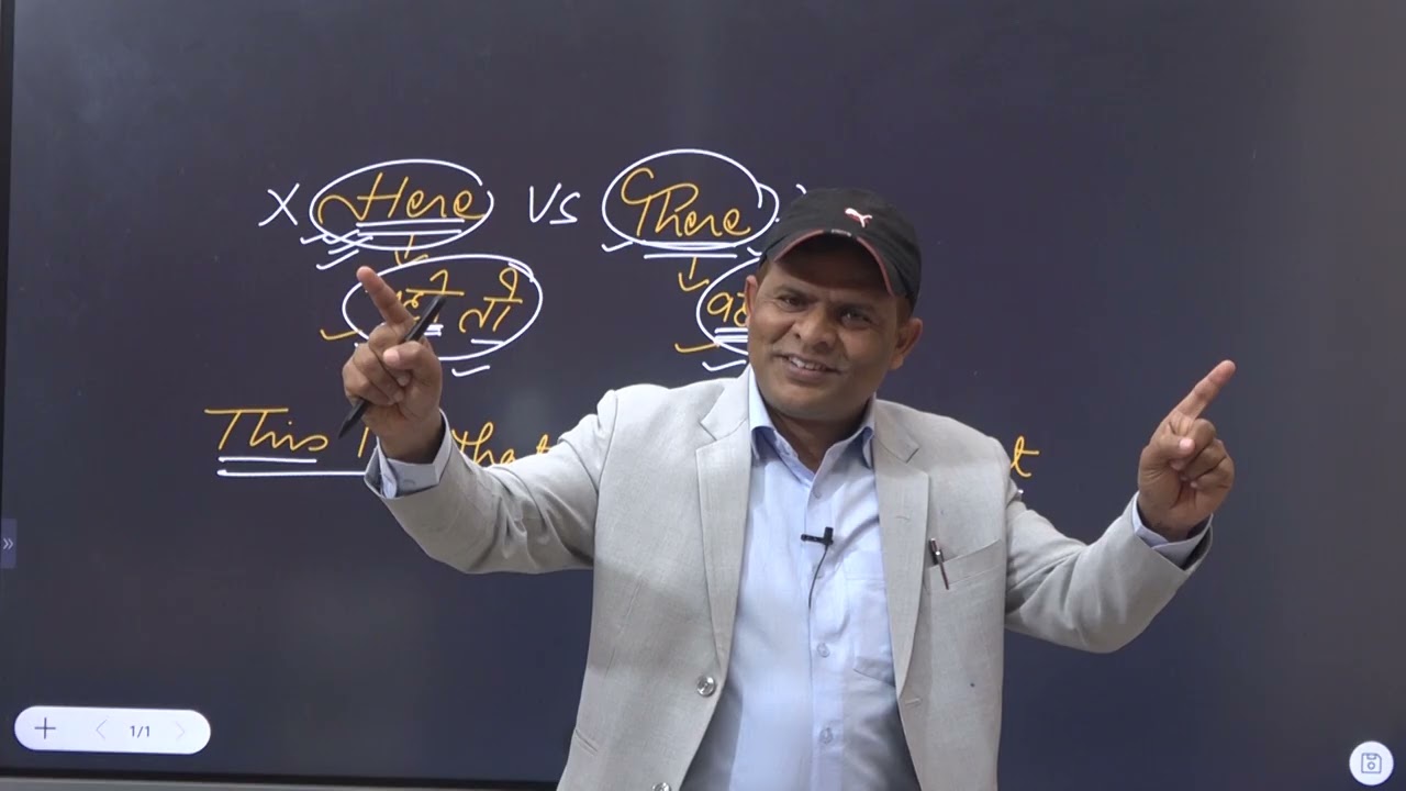 Here(×)This Is What(✓) | There(×)That Is What(✓) | Spoken English | Sanjeev Siwani Sir #spoken