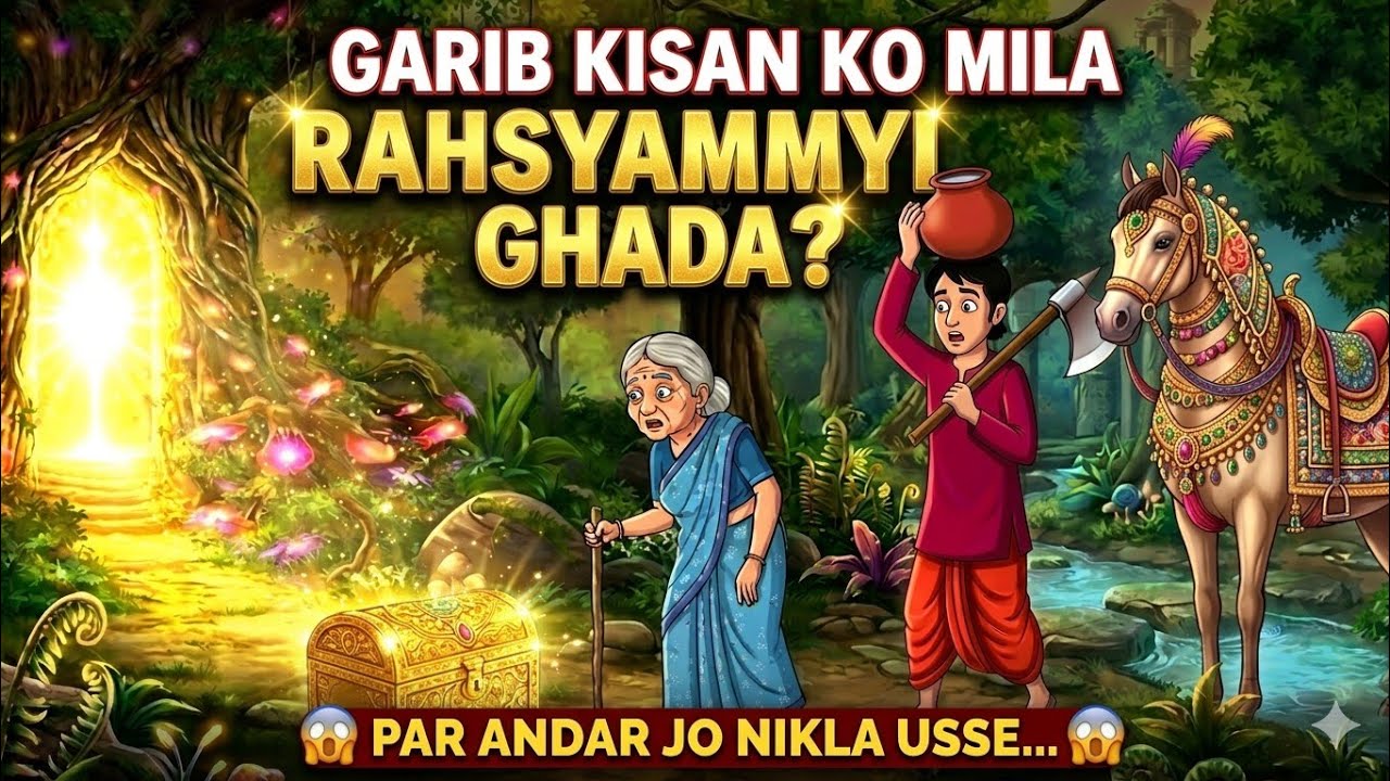 गरीब मजदूर को मिला रहस्यमय जादुई सिक्का |Garib mazdoor ko mila rahasyamay jadui sikka | moral story|
