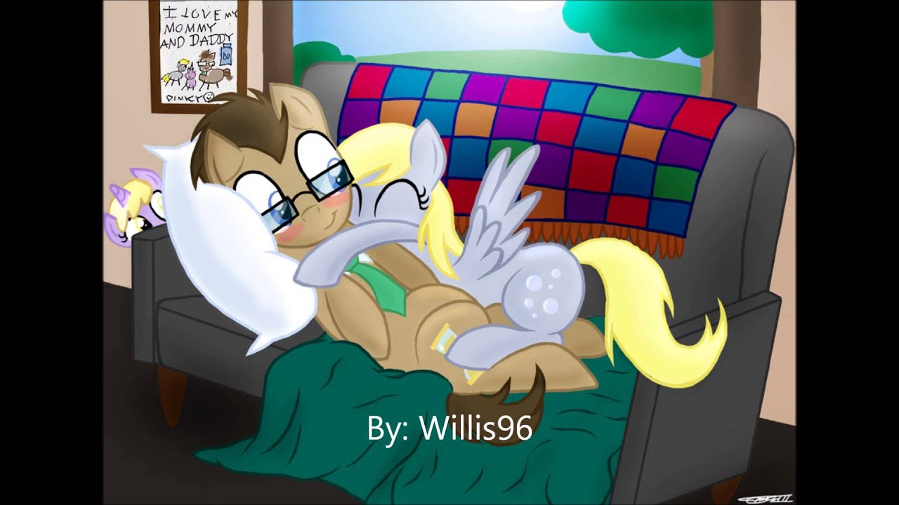 Doctor whooves and Derpy - At the beginning