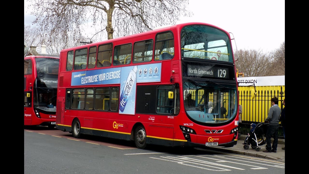 London Bus Route Visual ► Route 129 North Greenwich Bus Station - Greenwich Town Centre/Cutty Sark