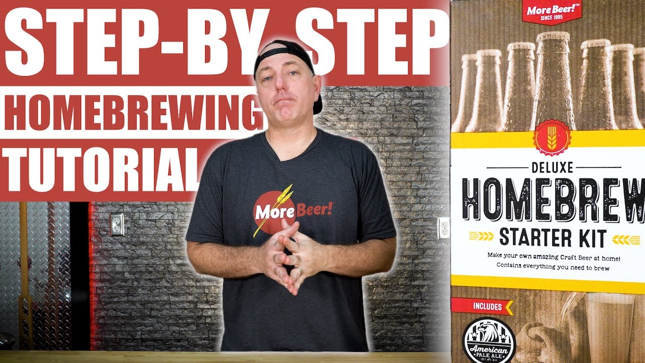 Как сварить собственное пиво | MoreBeer! Набор для домашнего пивоварения Deluxe | Демонстрация пи...