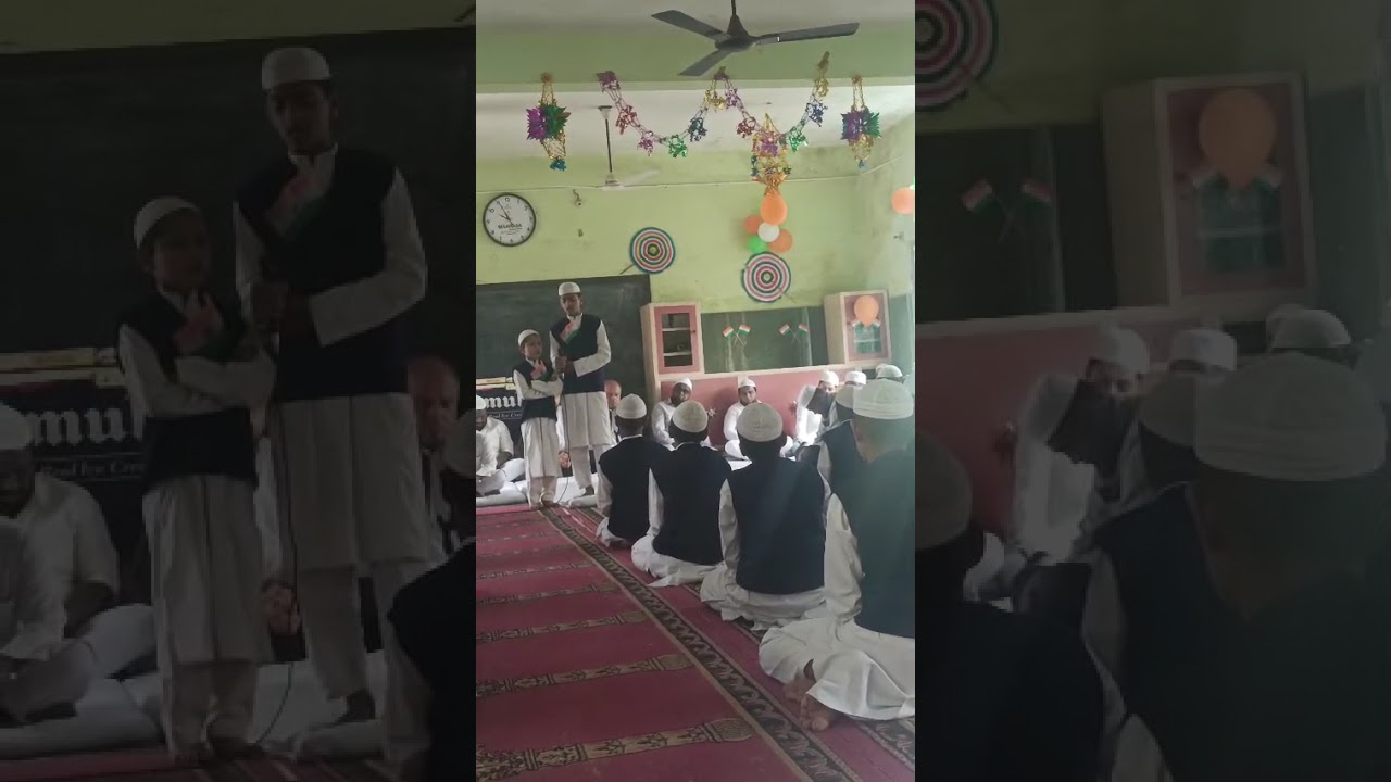 یوم جمیوریہ کی تقریب پر وطن عزیز کی شان میں دلکش نظم madresa Umar Bin khattab nagamangala 