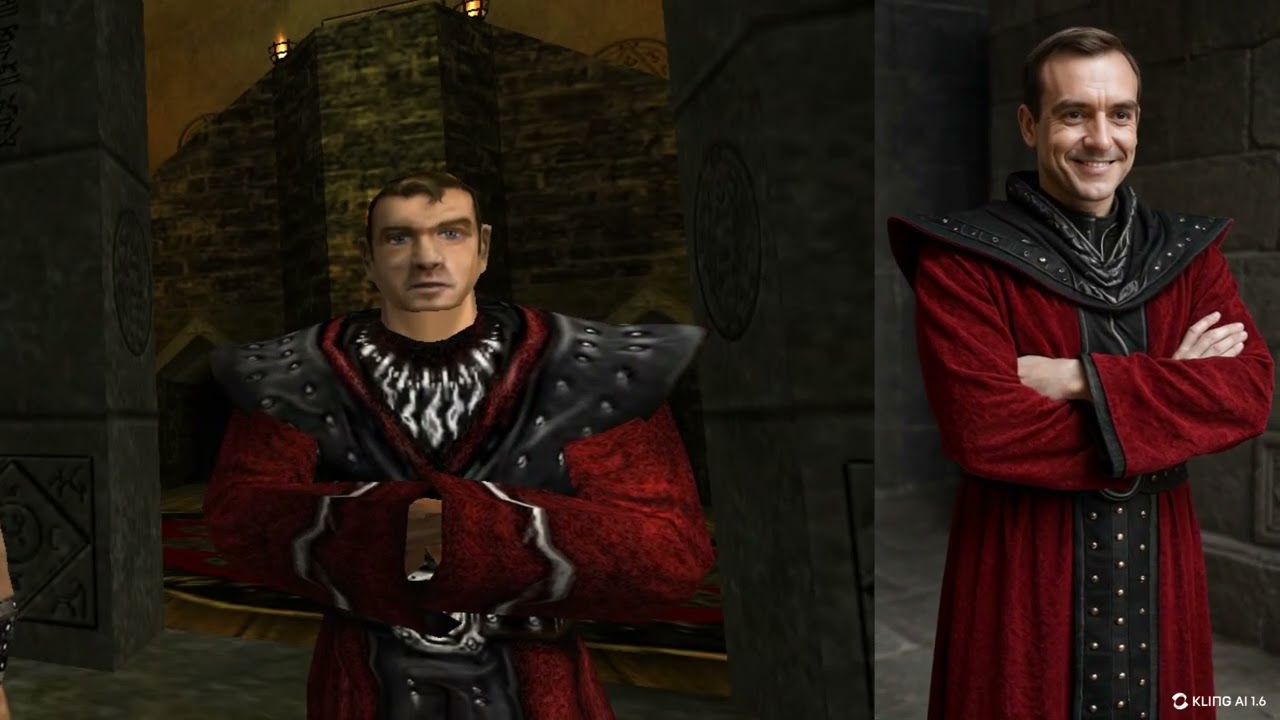 Characters Comparison - Gothic 2001 VS Gothic in Real Life by AI #gothic1  #gothicremake #aiart