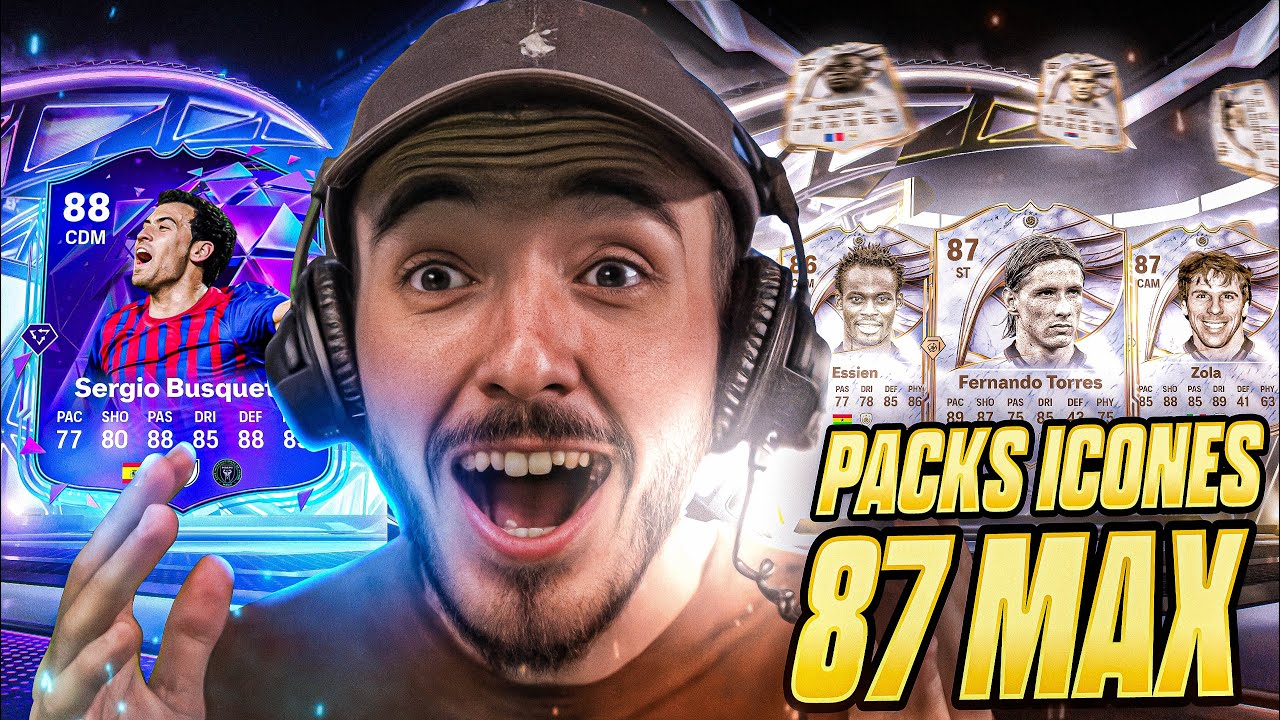 J’OUVRE DES PACKS ICÔNES 87 MAX + JE TESTE BUSQUETS 88 😲💥 - FC 26 Ultimate Team
