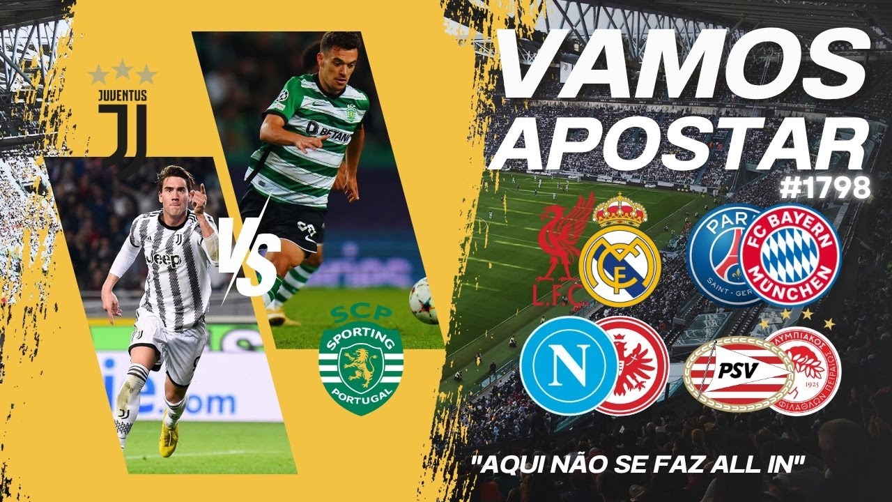 Ter&ccedil;a-feira de visitantes na Champions League com Vamos Apostar 1798.