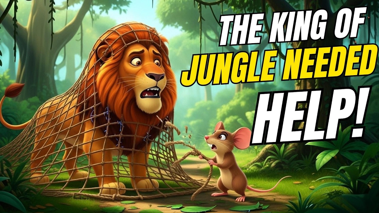 The Lion Laughed at the Mouse… Then THIS Happened! 🦁🐭 | Moral Story for Kids with Chiku