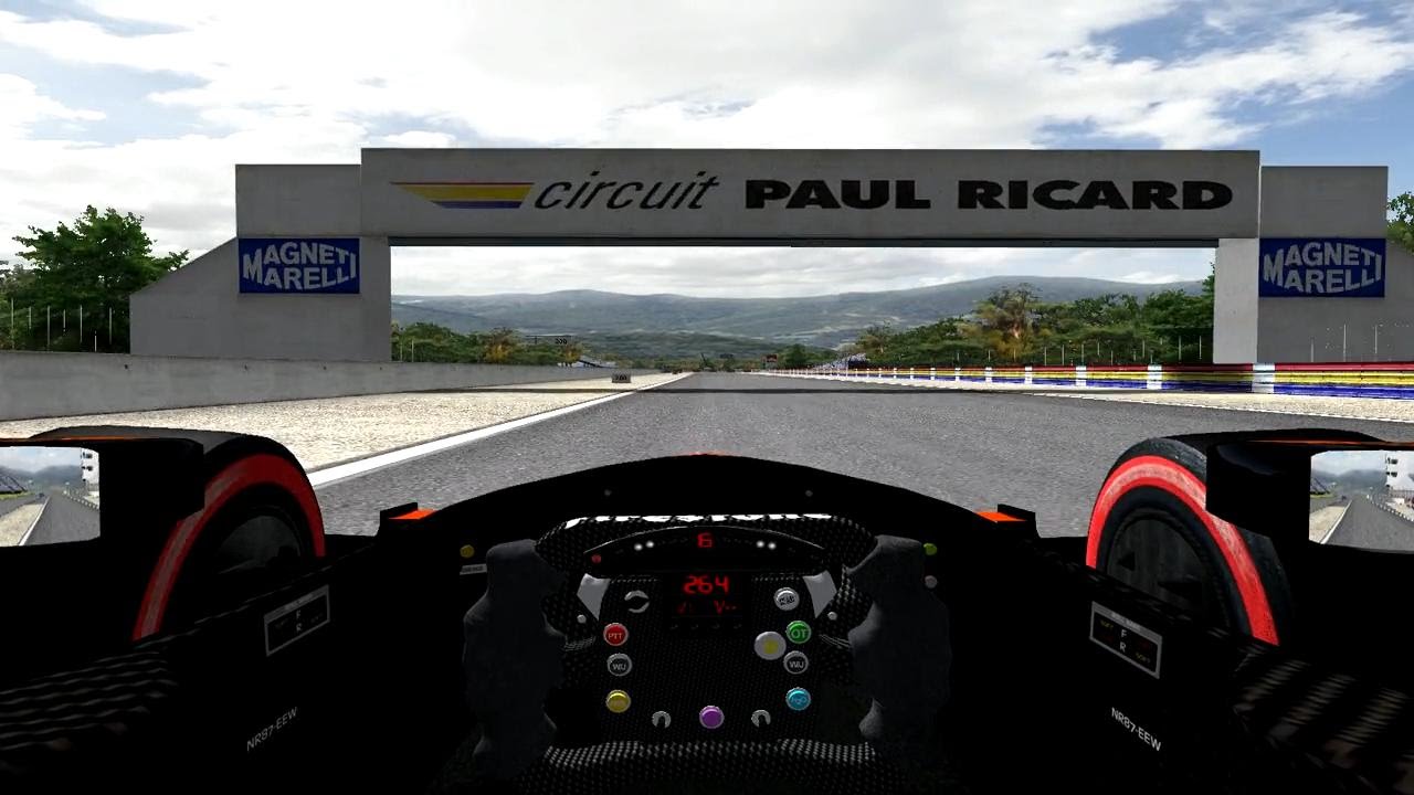 Paul Ricard 1990 - Dallara Chevrolet IndyCar Driver's View - Game Stock Car Extreme