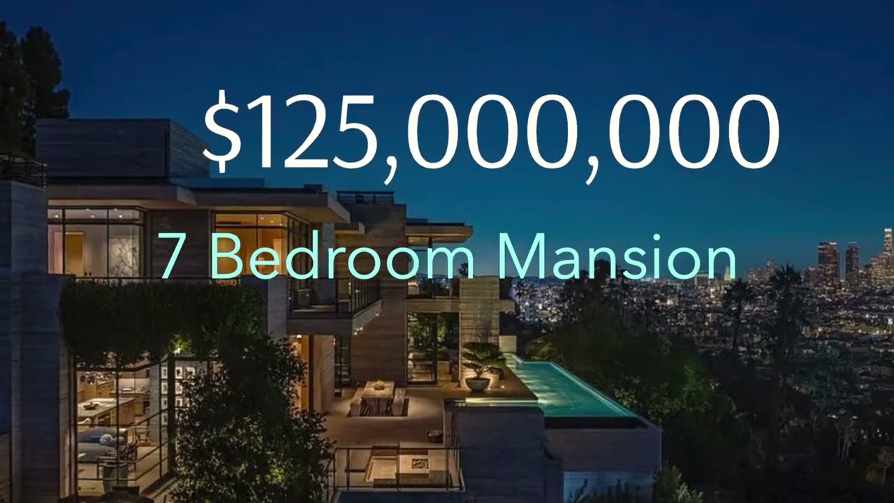 $125,000,000 Hollywood Hills Mansion | 7-Bedroom Luxury Estate Tour