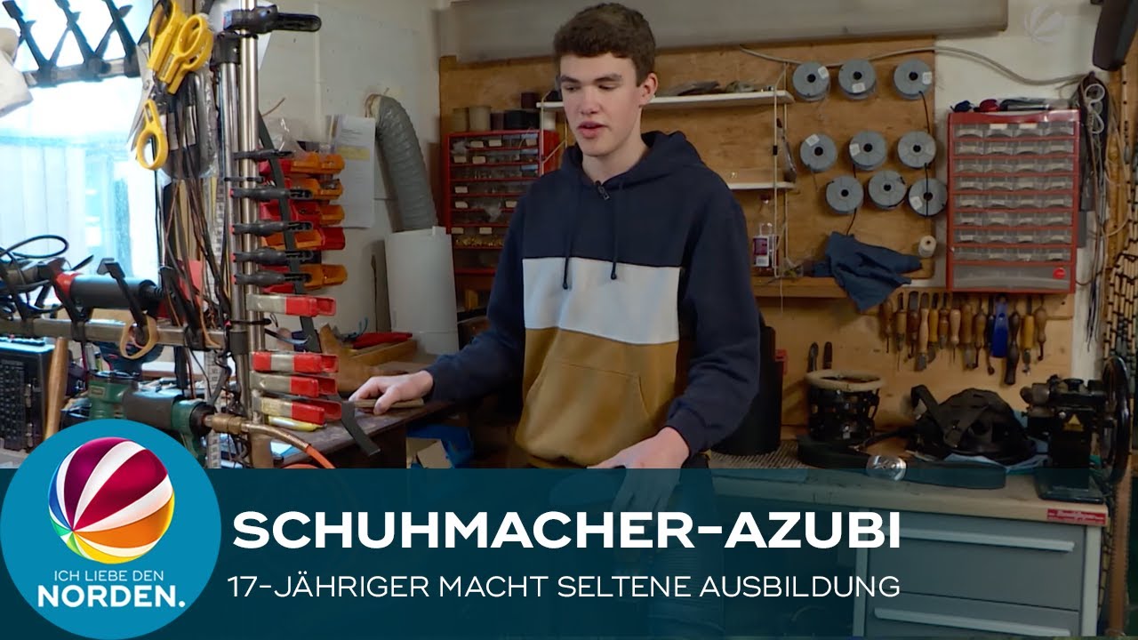 Seltenes Handwerk: 17-Jähriger aus Alsfeld ist Schuhmacher-Azubi