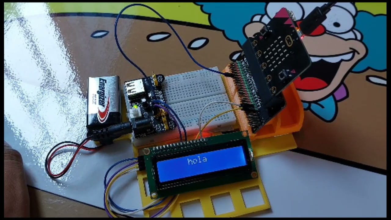 Como usar un LCD y la Micro BiT!!