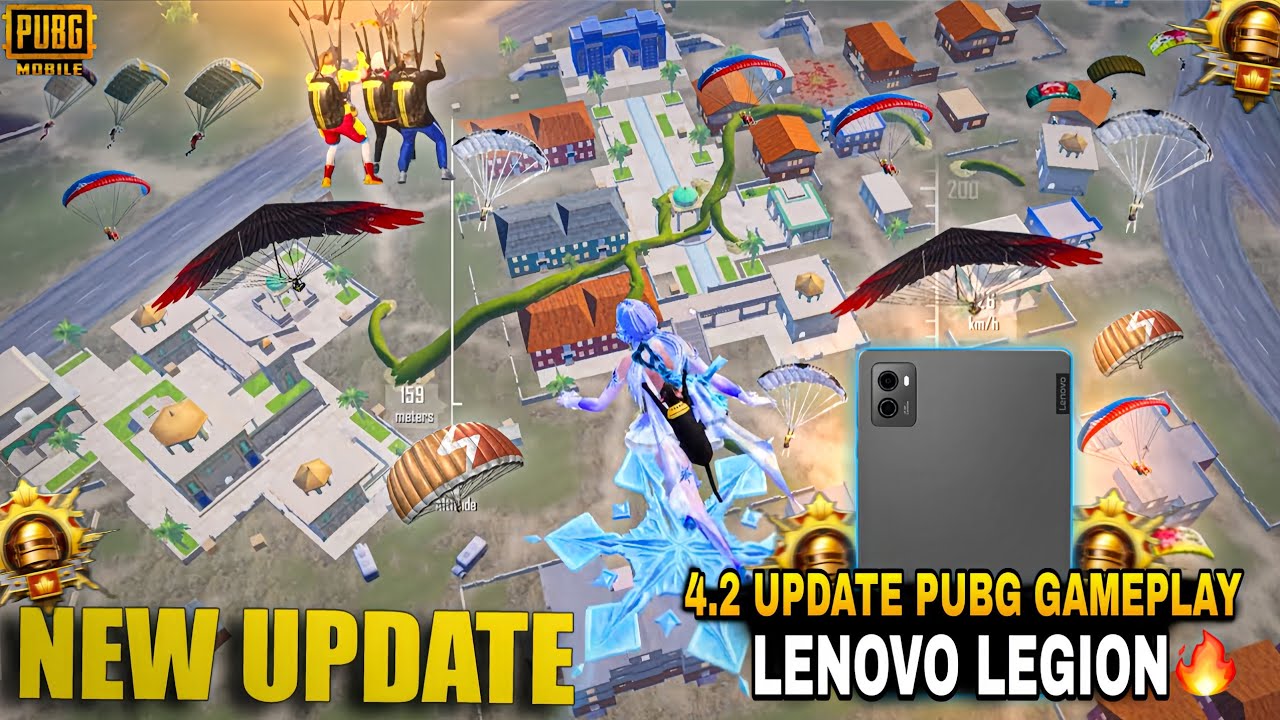 4.2 UPDATE PUBG GAMEPLAY 🥵 LENOVO LEGION TAB 120 FPS 🔥 ZERO LAG 2026,💫