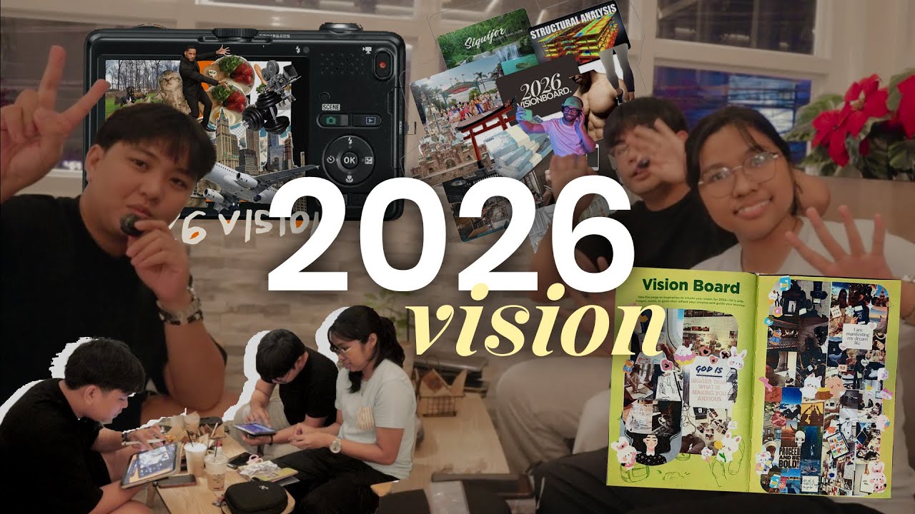 Our 2026 Vision + Cafe Vlog 🍃 #newyearsresolution #2026vision #2026goals