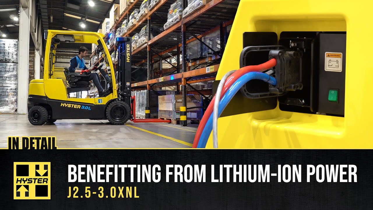 Benefitting from Lithium-ion Power - Hyster® J2.5-3.0XNL