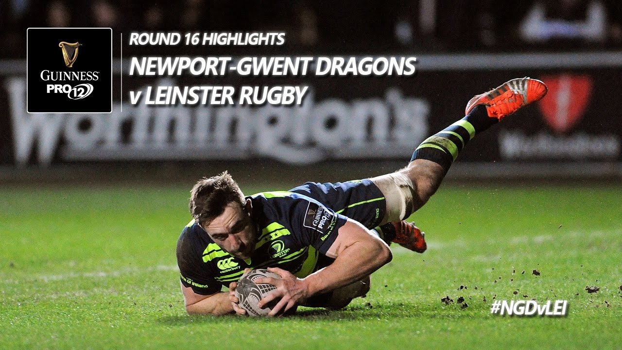 Round 16 Highlights: Newport Gwent Dragons v Leinster Rugby | 2016/17 season