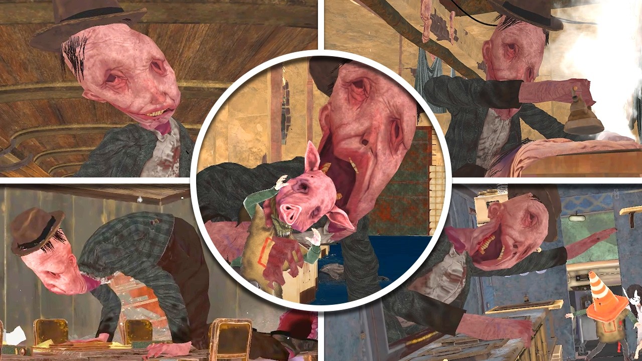 Reanimal - All The SNIFFER Scenes in BRIGHT Mode (All Secrets)