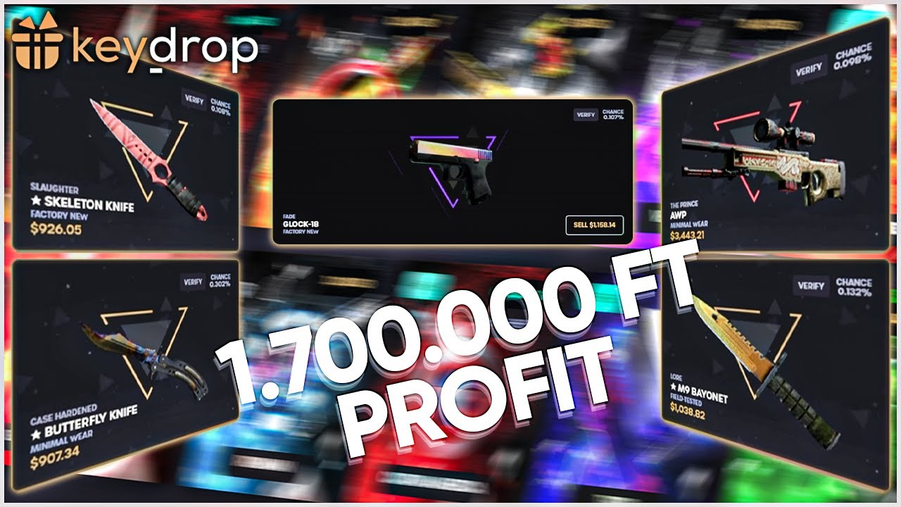 ⭐ KEYDROP - HATALMAS NYITÁS ÉLŐ ADÁSBAN😮😮