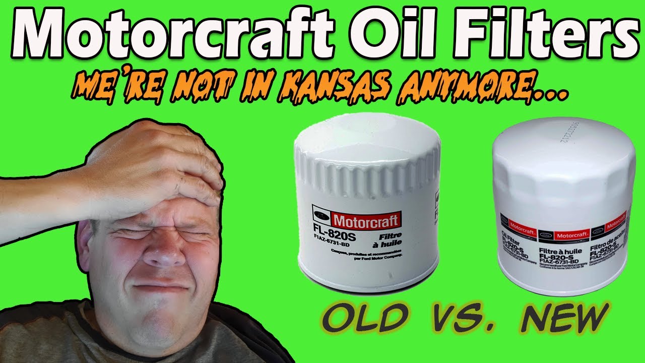 The 89G - What Happened To Motorcraft Oil Filters? I'm Not Happy!