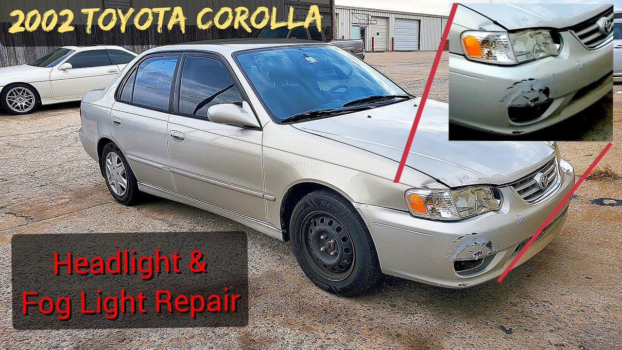 Замена фар и противотуманных фар | Toyota Corolla (1998-2002)