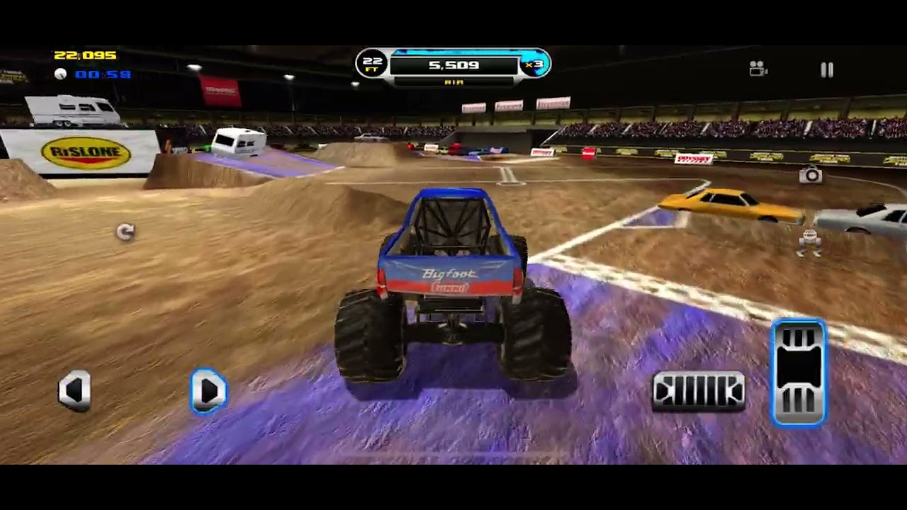 Funtastic Friday - Monster Truck Destruction - Level 2 - Freestyle - Gameplay