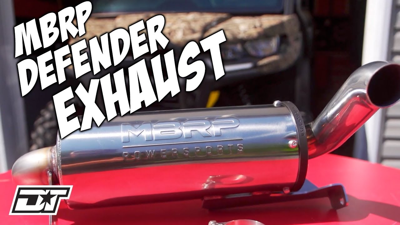 MBRP UTV Exhaust for Can Am Defender HD10 Sounds Awesome!