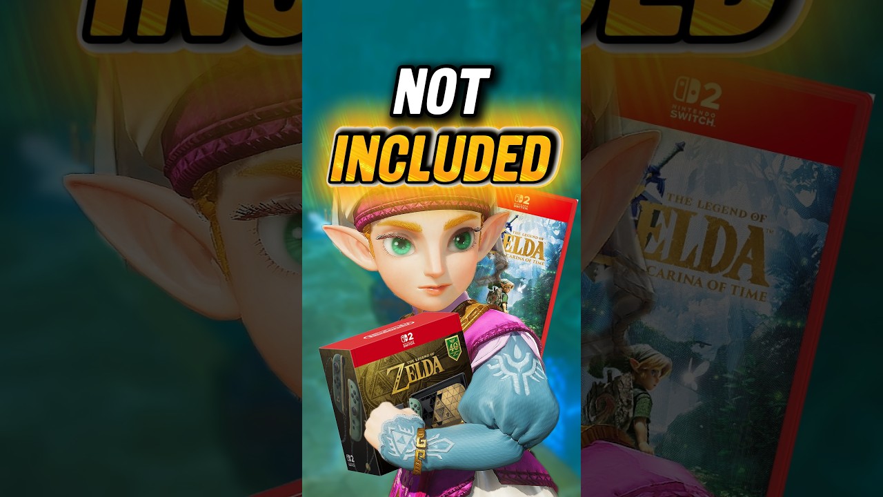 Ocarina of Time НЕ идет в комплекте с Zelda Nintendo Switch 2?