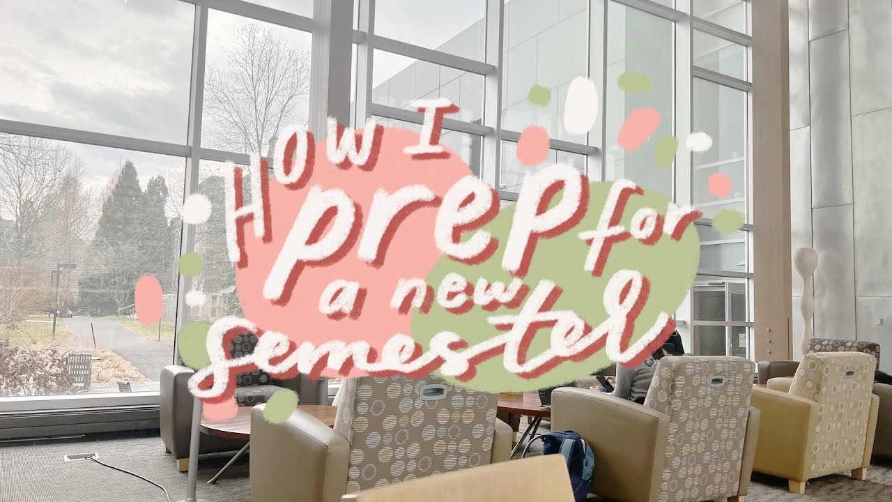 how i prep for a new semester!