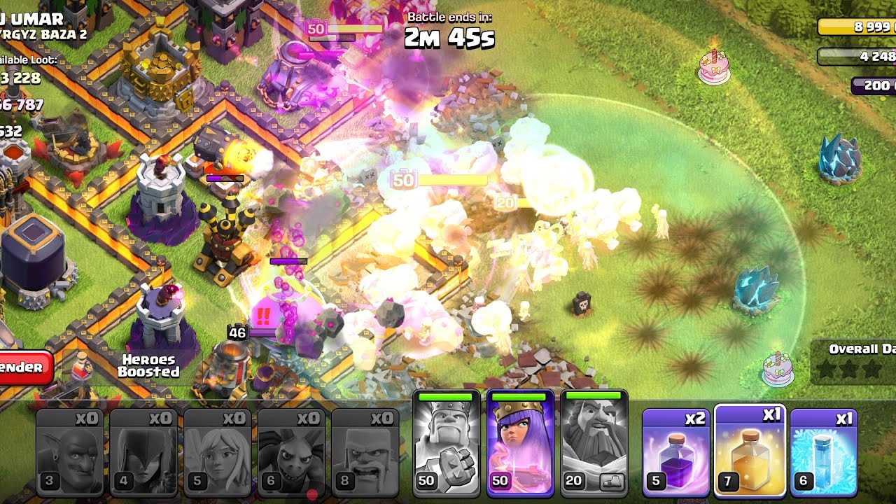 Hero torch works so well at town hall 11