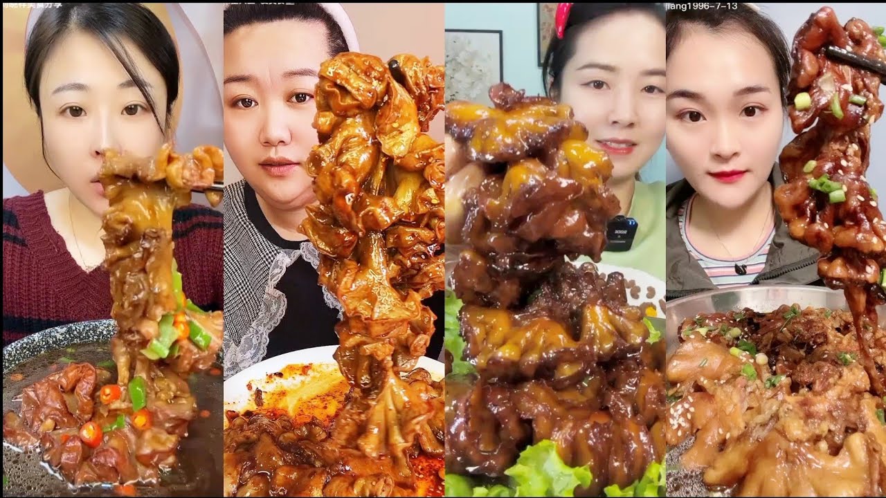 🐔🐔 Eating 鸡冠油, Cockscomb Oil - Usus Jengger Ayam || Mukbang Asmr