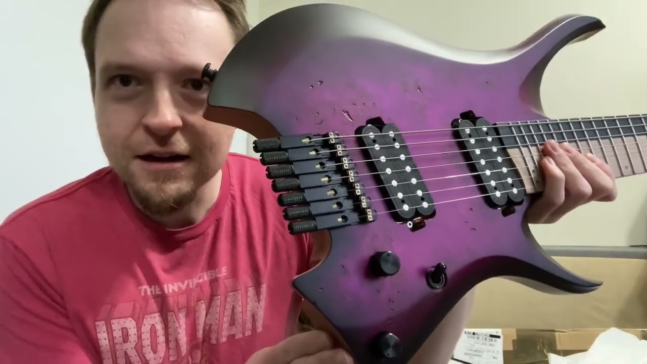 Ooops, I Did It Again: [Unboxing Customized NK Headless Multiscale 7-String Guitar from AliExpress]