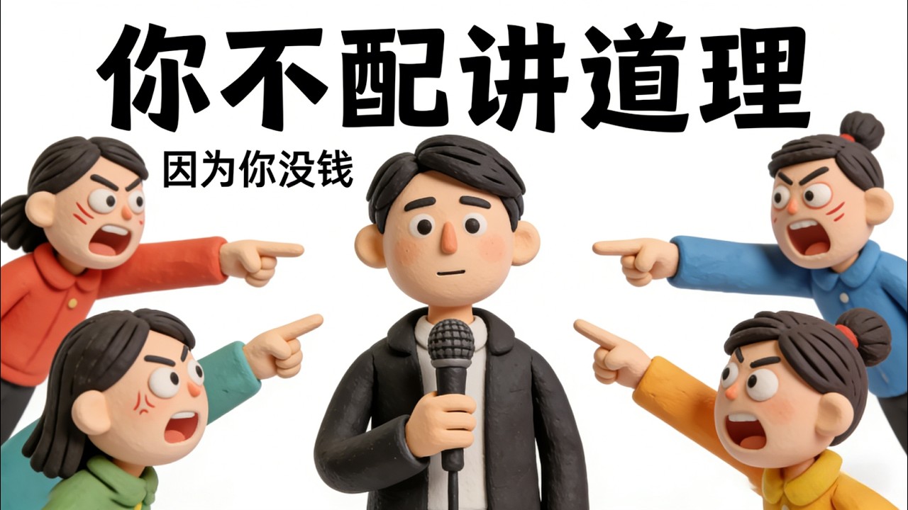 穷 就是一种天然的原罪｜你没钱时，说什么道理，别人都觉得是抬杠｜言轻莫劝人，人穷别说话，这不是冷漠，是生存规则