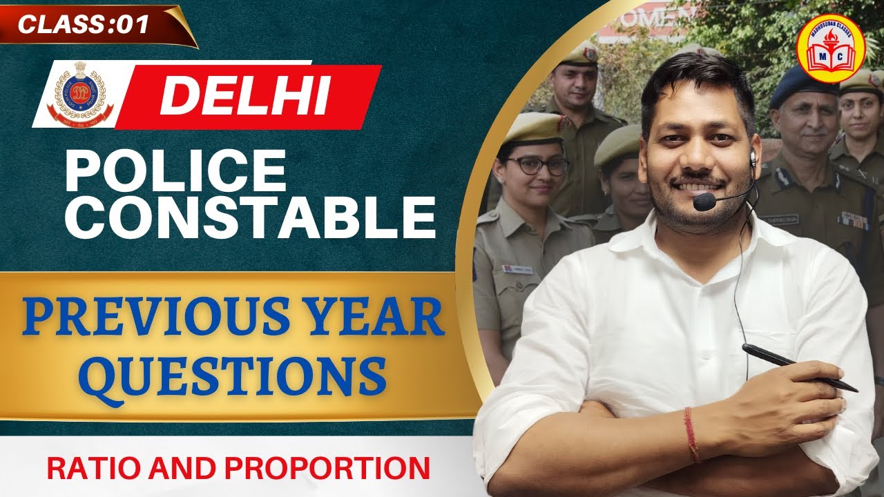CLASS :01 RATIO AND PROPORTION  ( अनुपात और समानुपात )| DELHI POLICE CONSTABLE || MATHS BY UMESH SIR