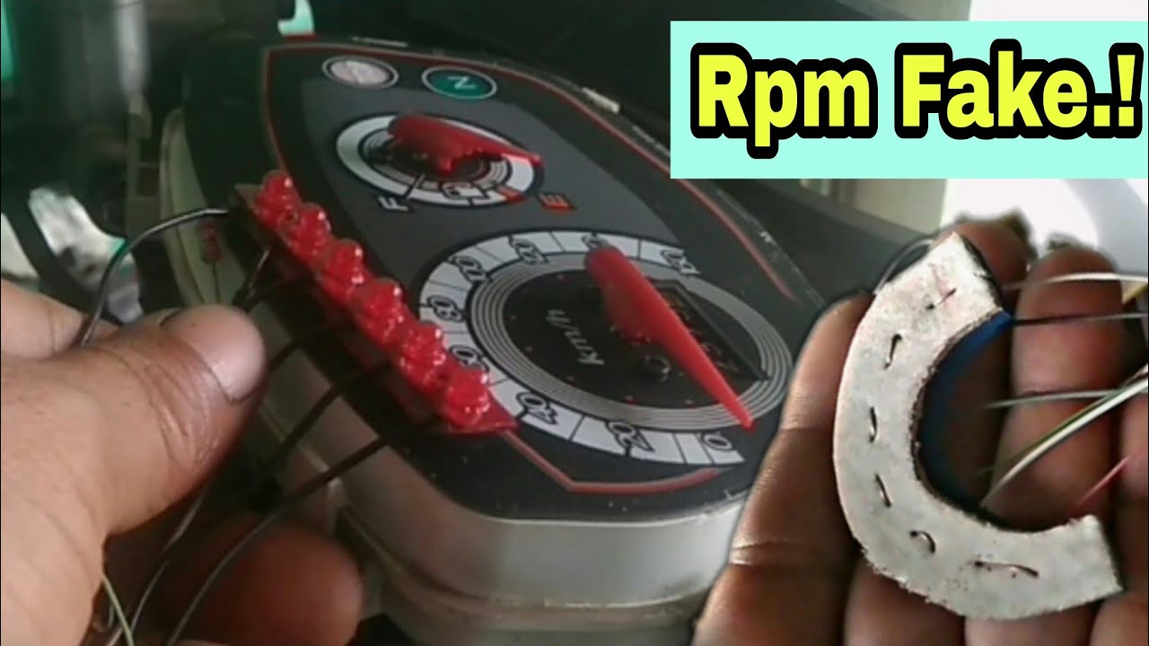 TANPA KOMPONEN.!! Buat Lampu RPM Fake Nyala ngikutin Putaran Gas