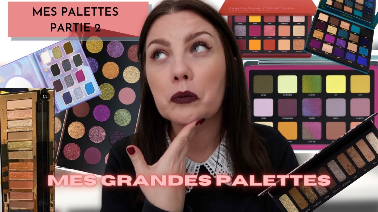 MA COLLECTION DE PALETTES MAKEUP - DEUXIÈME PARTIE (LES GRANDES)