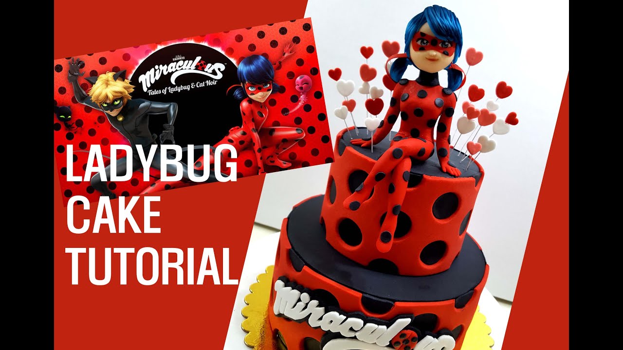 ::sugarcraft:: ladybug cake tutorial 레이디버그 케이크 만들기