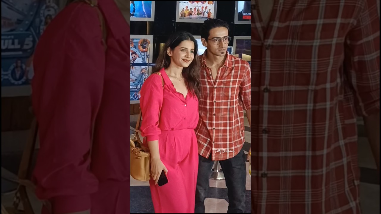 #Angana Roy #AnindyaSengupta spotted at Grand Premiere of #Bramhaarjun