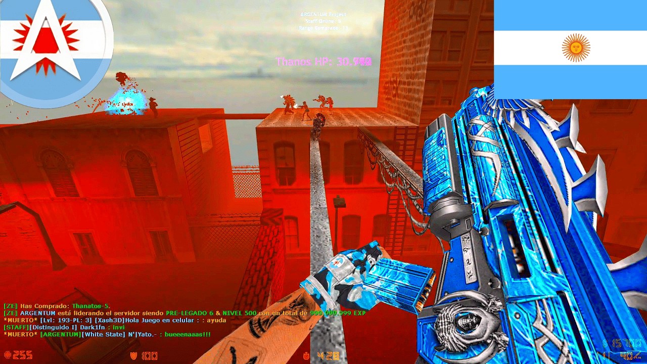 #32 [ARGENTUM LATAM] Zombie Escape ARGENTINA MOD (Counter-Strike 1.6)