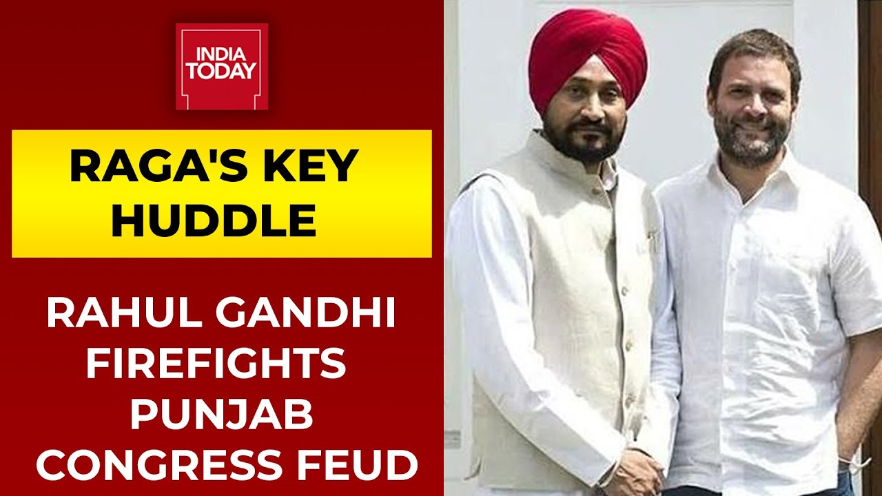 Rahul Gandhi Firefights Punjab Congress Crisis, Holds Meeting With Charanjit Channi & Navjot Sidhu
