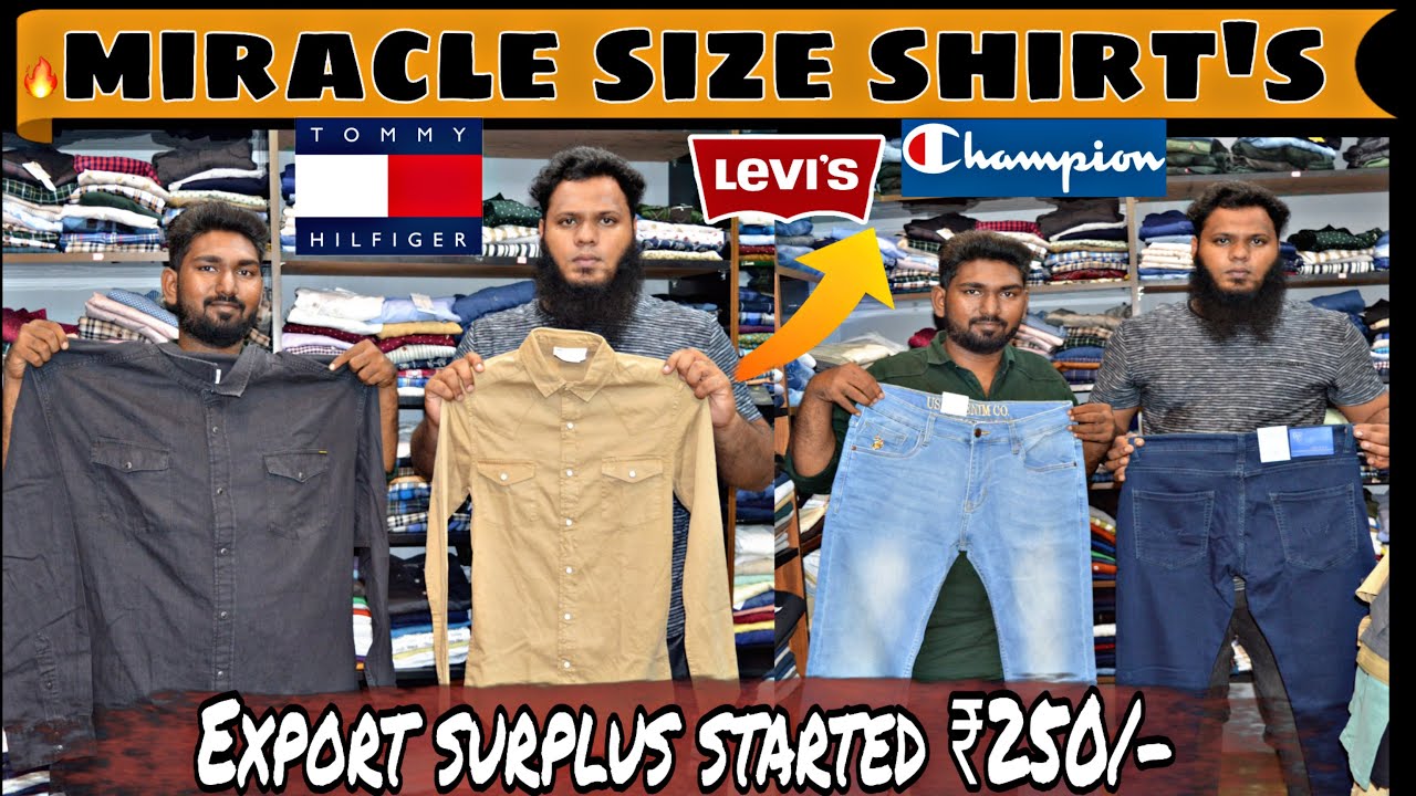 Cash & carry | branded surplus shirts , pants | started 250/- up to ₹800/- | cheapest price|mc road