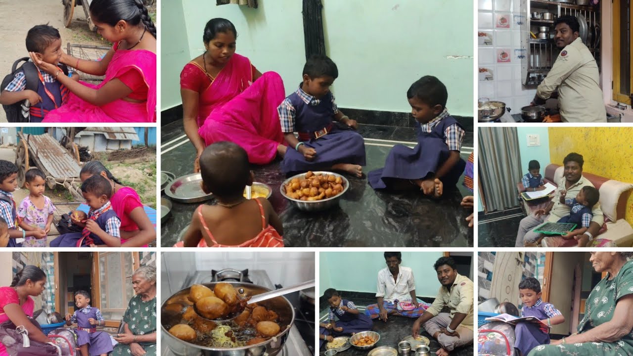 పిల్లలు అడిగారని ఇంట్లోనే ప్రమీల నాతో చల్ల పునుగులు చేయించింది 🥰అందరం తిన్నాం 🥰