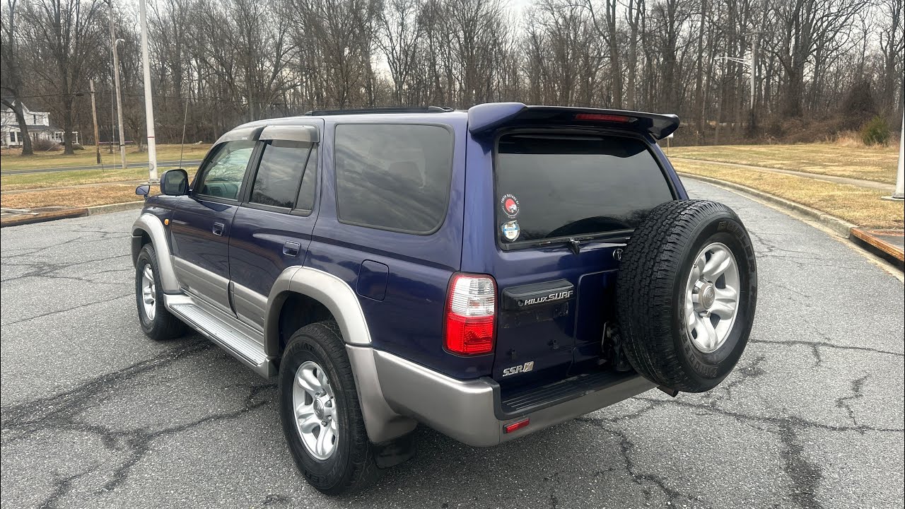 2000 TOYOTA HILUX SURF SSR-X RZN185 — 117,681 Miles - JDM - DRIVING VIDEO 