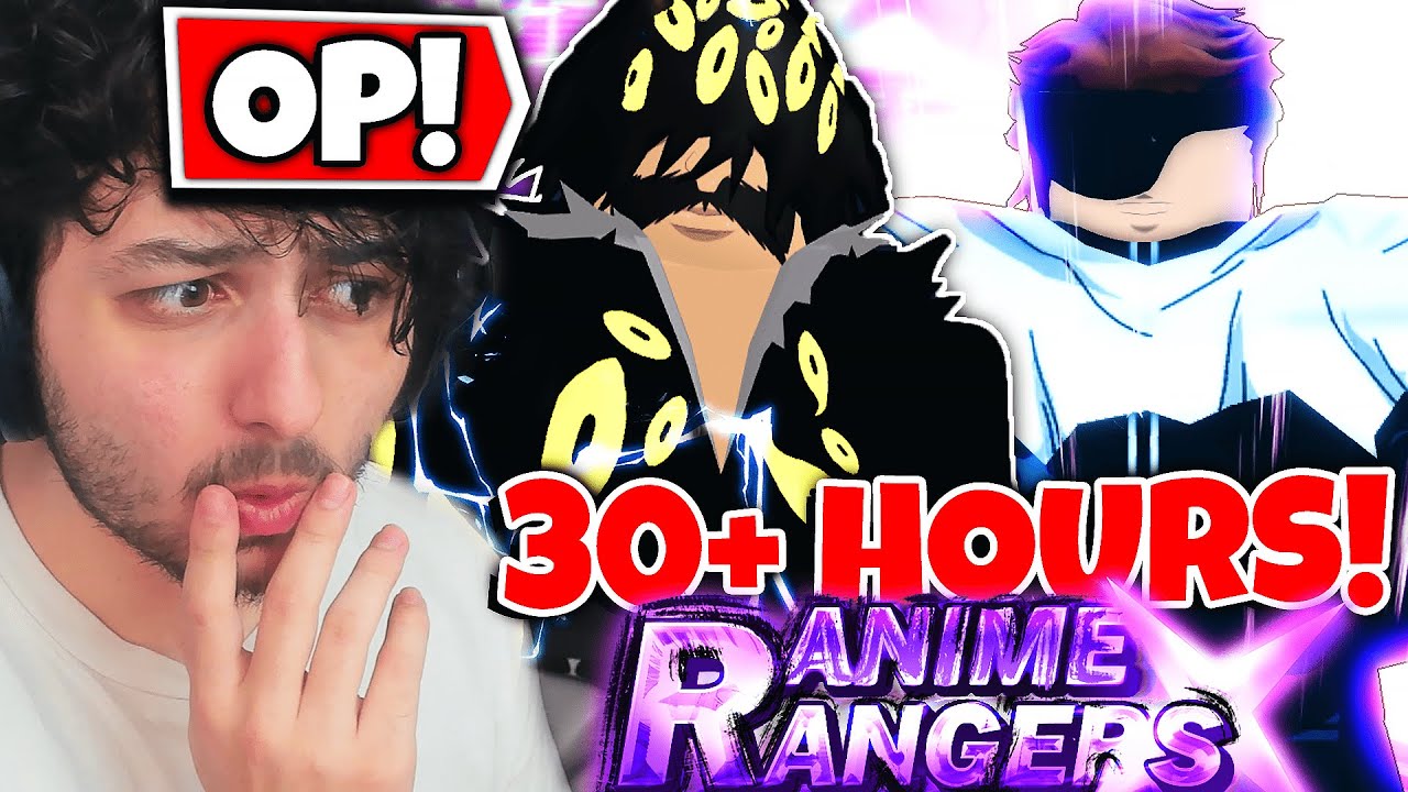 I Spent 30+ HOURS Becoming Overpowered in NEW Anime Rangers X Update!